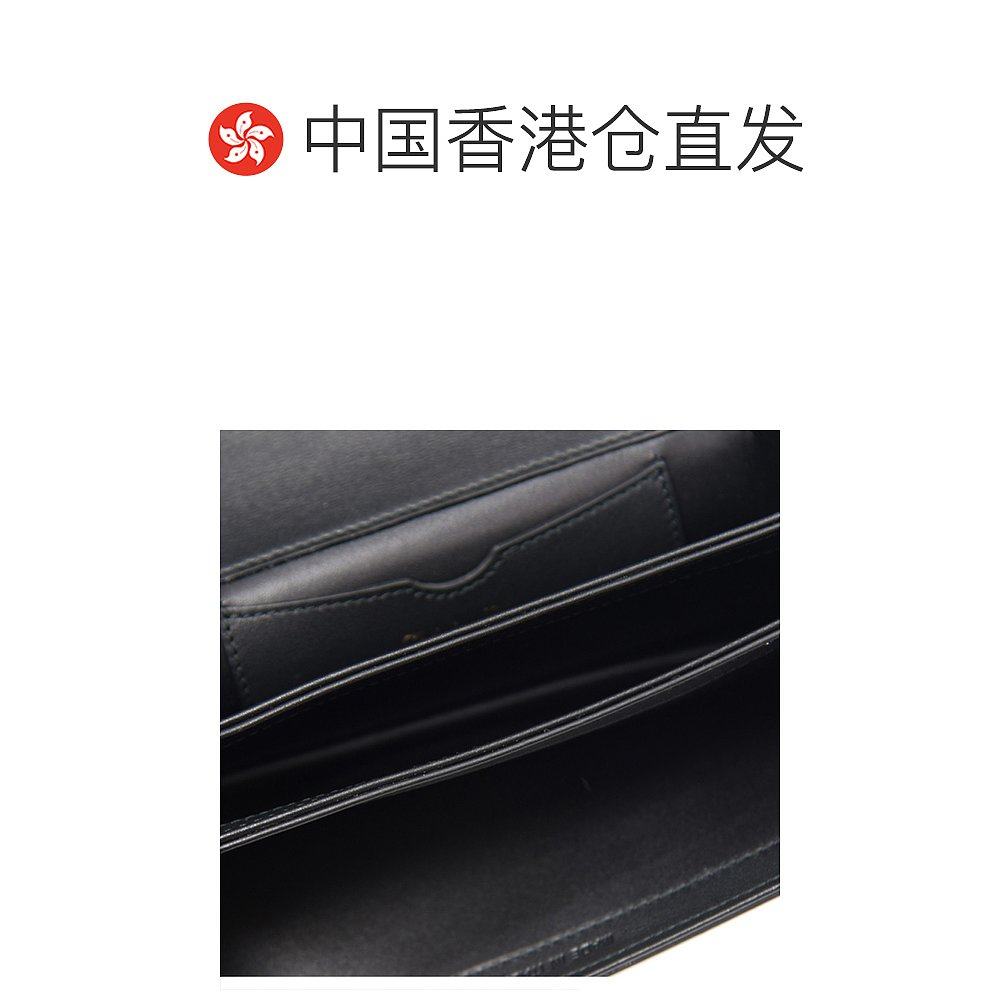 香港直邮dior女士黑色牛皮蜜蜂皮夹 天猫国际全球探物手拿包