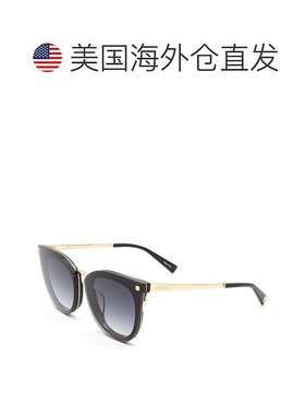 自营 Escada女式64毫米灰色太阳镜-黑色 美国奥莱直发艾斯卡达