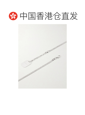 1h可退 香港直邮潮奢 Saint Laurent 圣罗兰 男士 镀银链条项链 8