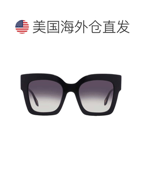 自营Just Cavalli Smoke Gradient Square Ladies Sunglasses SJC