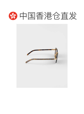 Prada 带有标志性金属铭牌的太阳镜 SPRD55E5AKC055