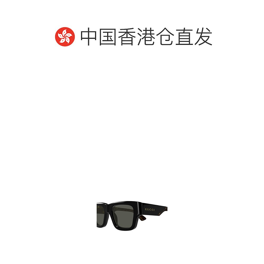 1小时内可退 香港直邮GUCCI 男士眼镜 GG1668S001BLA AW2024 黑色 - 图1