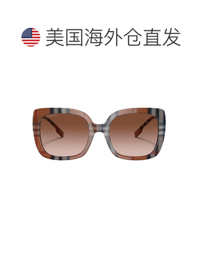 自营Burberry CAROLL BE 4323 400513 54mm Womens Square Sungla