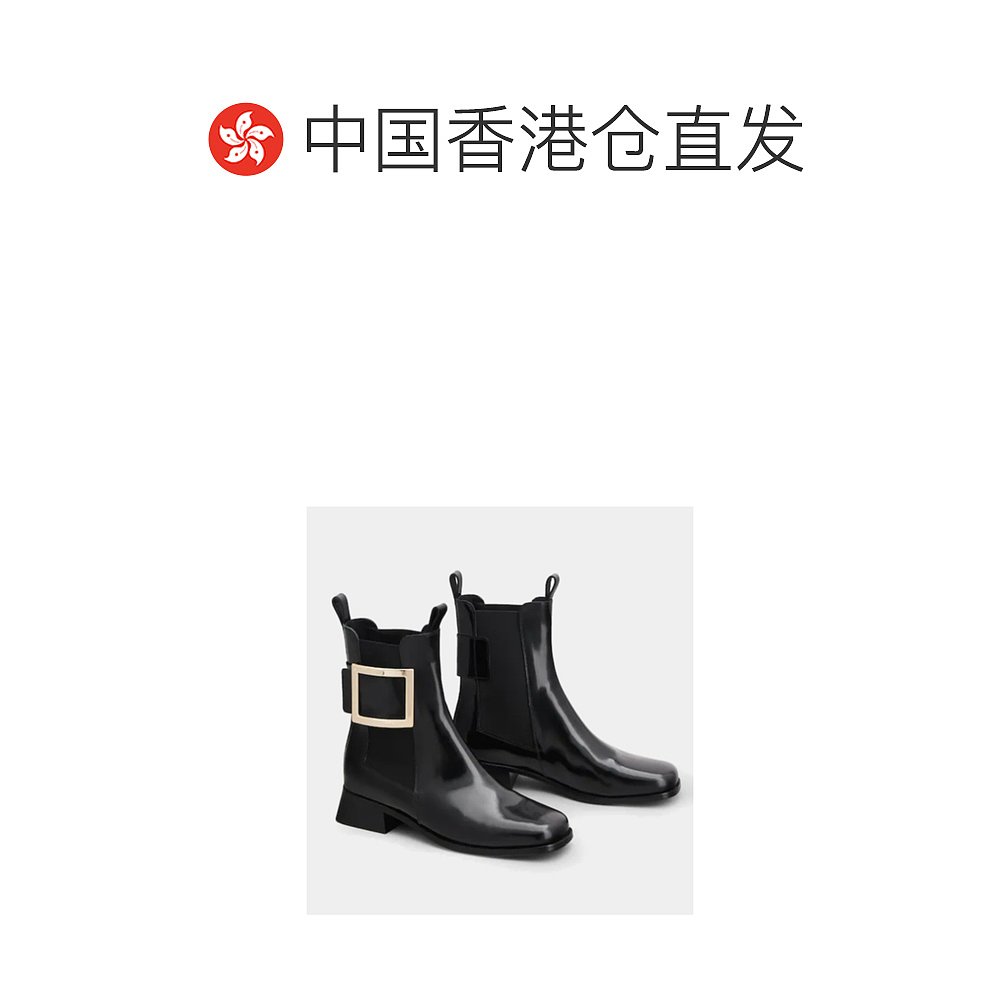 香港直邮潮奢 ROGER VIVIER 罗杰 维维亚 女士切尔西短靴 - 图1