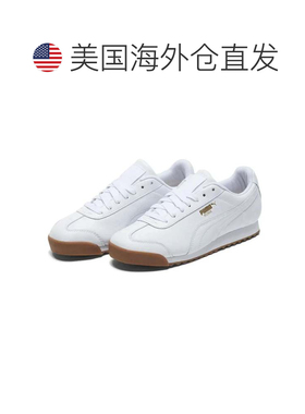 自营Men's Puma Roma Classic 366408-01 Sneakers White Leather