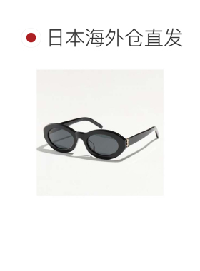 日本直邮SAINT LAURENT 墨镜 SL M136/F 椭圆形款 001 黑色 黑色