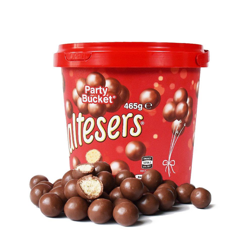 澳大利亚直邮maltesers麦提莎麦丽素牛奶巧克力桶装香甜不腻465g