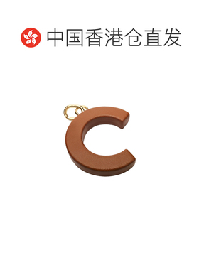 香港直邮CELINE 女士项链 B10EO4V22GGB1 AW2026 棕色 字母 C 吊