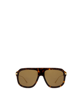 1h可退 GUCCI 男士太阳镜 GG1309S006 AW2023 棕色 GG1309S古驰