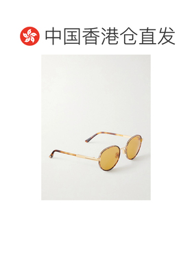 香港直邮Tom Ford 汤姆 福特 女士 Jet-02 圆框镀金龟甲色醋纤太
