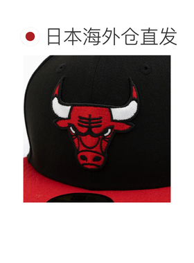 日本直邮NEW ERA 棒球帽 NBA芝加哥公牛队 黑红