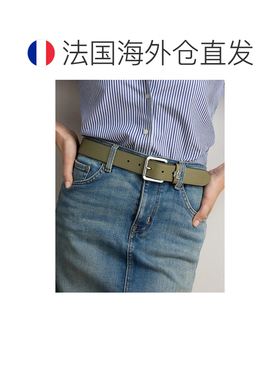 自营欧洲直邮Ralph Lauren拉夫劳伦 女士鼠尾草绿色LRL标志搭扣腰