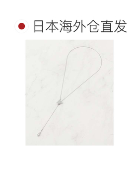 日本直邮grove 不锈钢设计链条披肩垂坠项链 银色吊坠