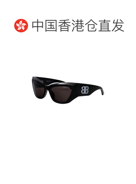 香港直邮BALENCIAGA 女士太阳镜 BB0444S002 CO 黑色 BB0444S