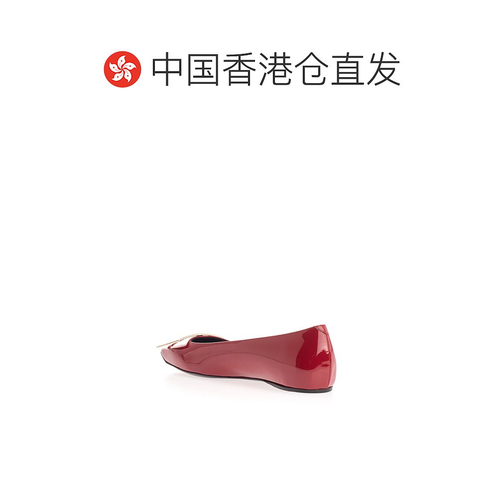 香港直邮Roger Vivier Trompette方扣芭蕾鞋 RVW40415280D1P - 图1