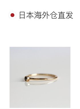 1h可退 日本直邮cui-cui 黑钻戒指 K10YG 756536配饰婚戒