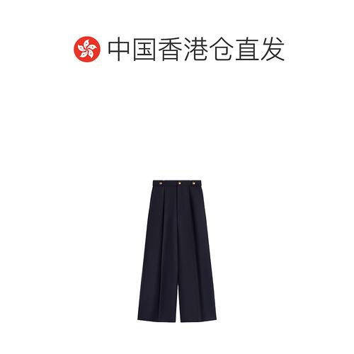 1h可退 香港直邮celine 女士 休闲裤喇叭裤阔腿裤西装裤 - 图1