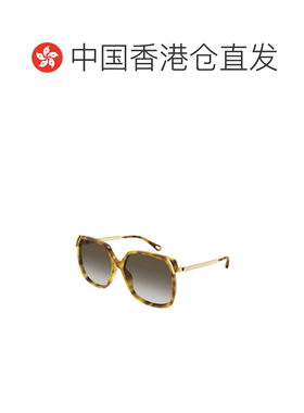 香港直邮CHLOÉ 女士眼镜 CH0286S010 SS2026 棕色 全框太阳镜