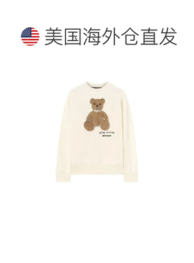 自营Palm Angels Cotton Men's Sweatshirt - white 美国奥莱直发