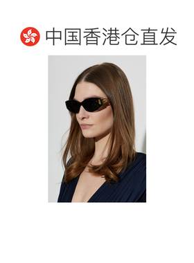 香港直邮VERSACE 女士太阳镜 0VE45010GB187 SS2026 黑色 Sunglas