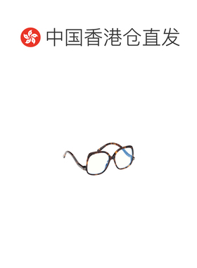 香港直邮TOM FORD 女士眼镜 FT5968052 SS2026 白色 徽标平光镜