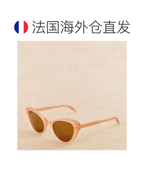 自营欧洲直邮Sezane 女士腮红色醋酸纤维太阳镜新款