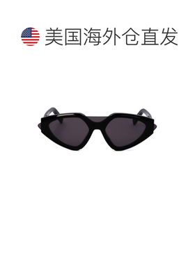 自营sportmaxSport Max SM0001几何太阳镜-黑-深灰色 美国奥莱直