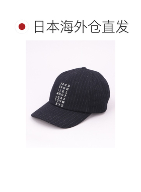 日本直邮CA4LA 男女同款 条纹刺绣棒球帽 COH00117【付后1h可退】
