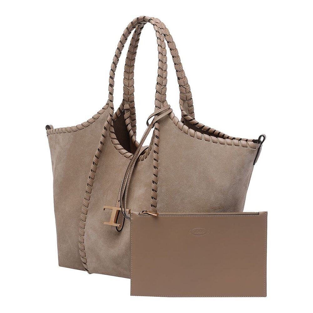 1h可退 香港直邮TOD'S 托德斯 女士 T Timeless 中型購物袋 XBWTS - 图2