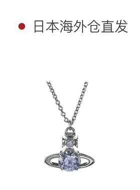 日本直邮Vivienne Westwood 女士项链吊坠银紫色