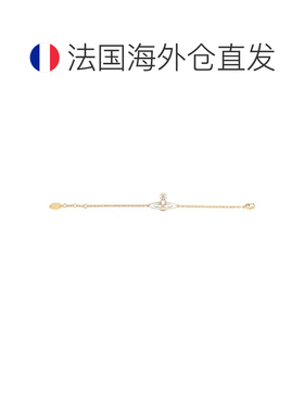 自营欧洲直邮VIVIENNEWESTWOOD/西太后现货金色/白色球体图案手链