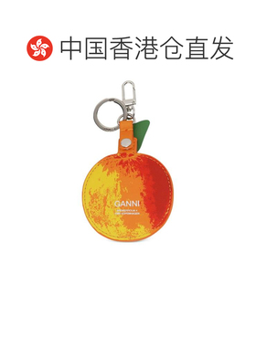 香港直邮GANNI 女士钥匙扣 A6780515 AW2025 橙色【付后1h可退】
