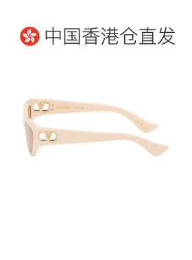 香港直邮valentino 华伦天奴 女士 米色 Cat-Eye Acetate 太阳镜