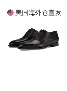 自营Men's To Boot New York Nico Oxford Black Leather Cap Toe