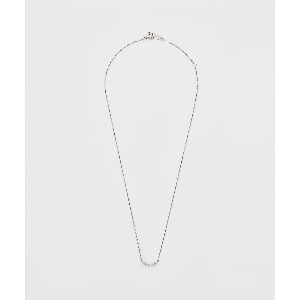 1h可退 日本直邮agete 阿卡朵 女士铂金钻石月亮吊坠项链 1025311 - 图2