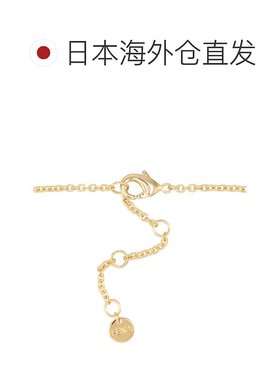 日本直邮FENDI 项链 F IS FENDI 珍珠徽标吊坠 F IS FENDI 可调节