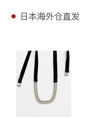 1h可退 日本直邮PRANK PROJECT 女士骨链式绒面 choker项链 31251