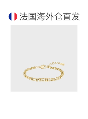 自营欧洲直邮HUGO BOSS雨果博斯 KASSY FOR HER女士金色精钢Logo