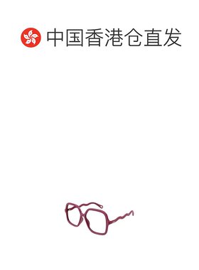 香港直邮CHLOÉ 女士太阳镜 CH0091O004BU CO 红色 徽标平光镜