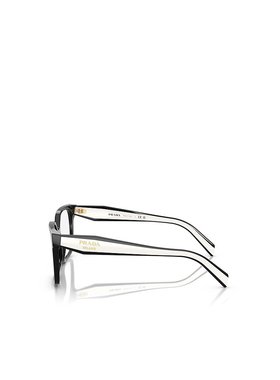 PRADA 女士眼镜 PRB03V16K1O1 SS2025 黑色 全框平光镜