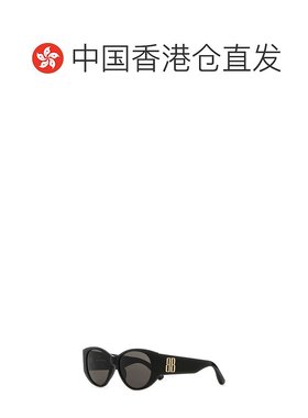 香港直邮Balenciaga 巴黎世家 女士 NANO 黑色醋纤圆形太阳眼镜 8