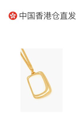 1h可退 香港直邮潮奢 Jacquemus 女士 Le Collier Ovalo 镀金项链