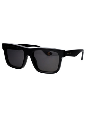 GUCCI 女士眼镜 GG1618S001 AW2025 古驰 黑色全框太阳镜