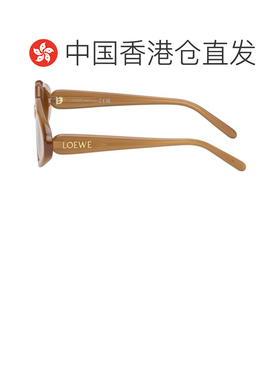 香港直邮LOEWE 罗意威 女士 棕色 Triangle Slim 太阳镜 LW40185I