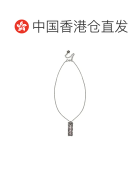 香港直邮VERSACE 男士项链 10215931A006203J220 AW2025 银色吊坠
