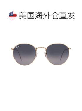自营ray-banRay Ban Round Metal Grey Gradient Unisex Sunglass