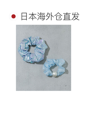 日本直邮SMELLY 女士 金属珍珠双件套发圈 SM462R【付后1h可退】