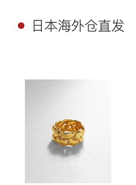 1h可退 日本直邮COCOSHNIK 女士 编织图案永恒戒指 7676116699990