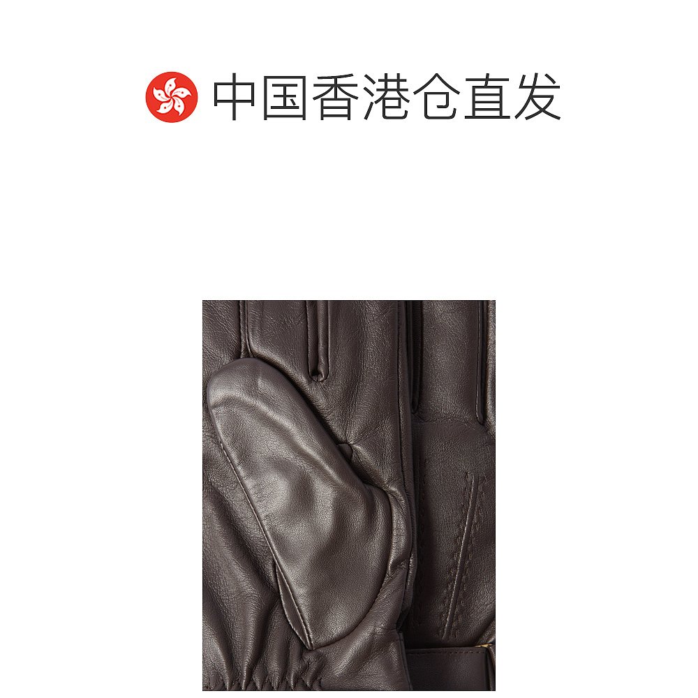 香港直邮潮奢 Dents 男士 Henley touchscreen-compatible 皮革手 - 图1