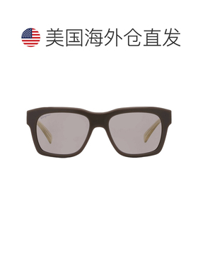 自营Salvatore Ferragamo Khaki Square Men's Sunglasses SF1087